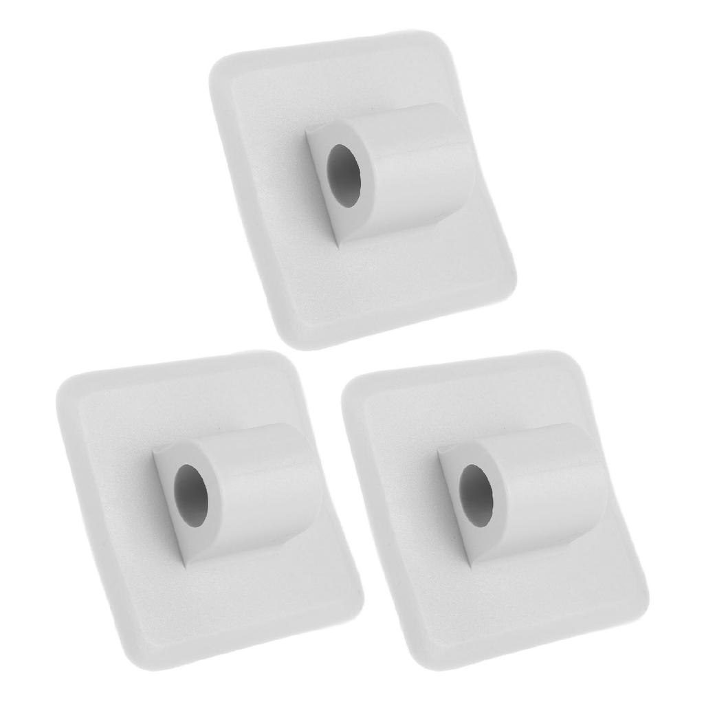 3Pcs Boat Motor Bracket Buckle PVC Fixed Motor Stand Rope Holder Accessory for Yacht Grey