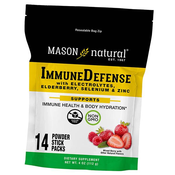 

Витамины для иммунитета, Immune Defense, Mason Natural 14пакетов Ягодный микс (36529039) 14packs Berry mix