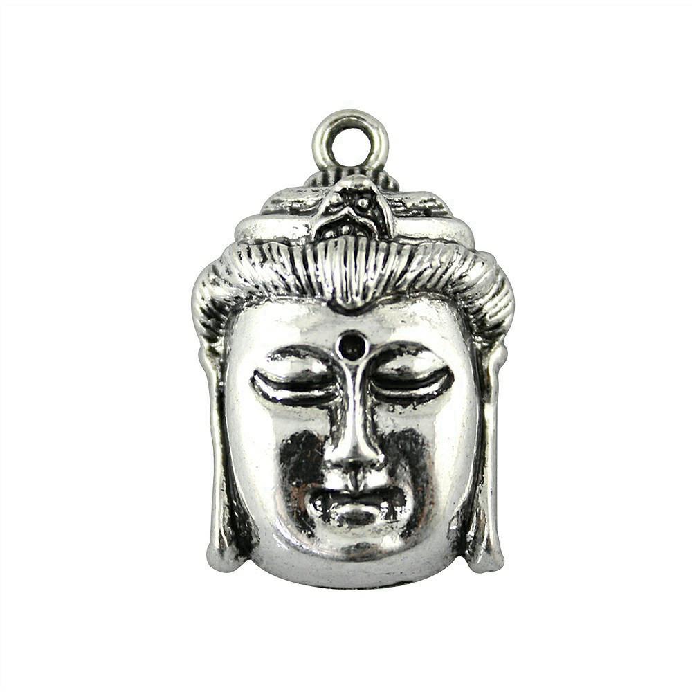 Buddha Statues Charms Multi Color Alloy Pendants For Spiritual Zen Jewelry Making