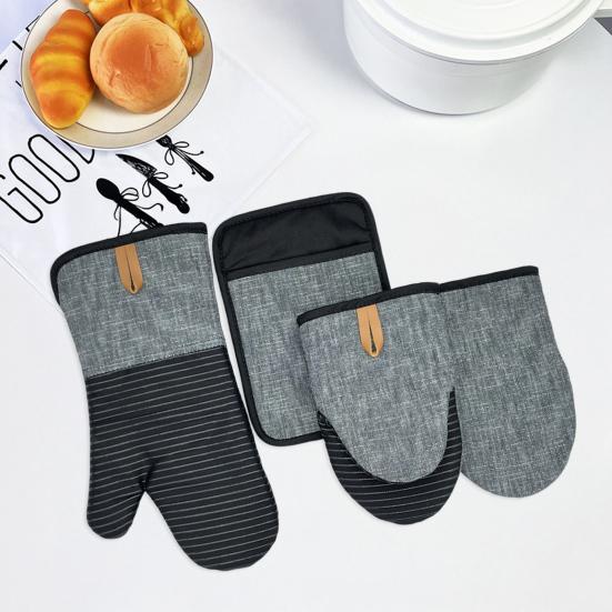 Mini Oven Mitts Neoprene Palm Oven Gloves with Hanging Loop Heat Resistant