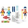PLAYMOBIL - Family Fun - Children with Snowballs - 30 Pieces - From 4 Years - Plastic