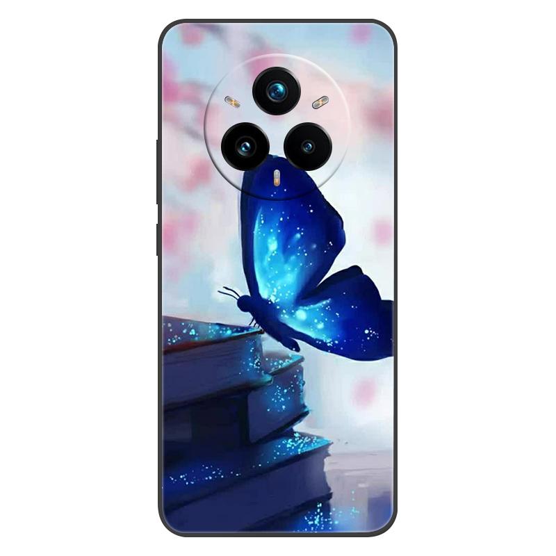 For Realme 14 Pro Plus Case Black Silicone TPU Soft Phone Cover for Realme 14 Pro Plus 14pro+ Protective Back Shells Shockproof