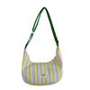 Canvas Bag Female Student Shoulder Dumpling Bag Trendy New Casual Commuting Versatile Messenger Crescent Bag