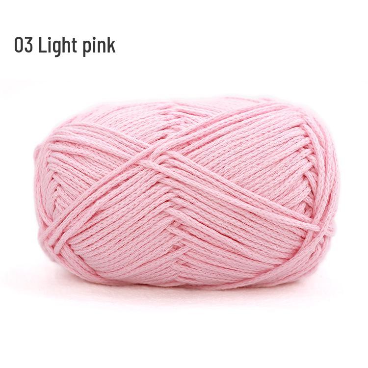 Xue Feier Suxin 2mm Round Hollow Pure Cotton Crochet Yarn for DIY Knitting