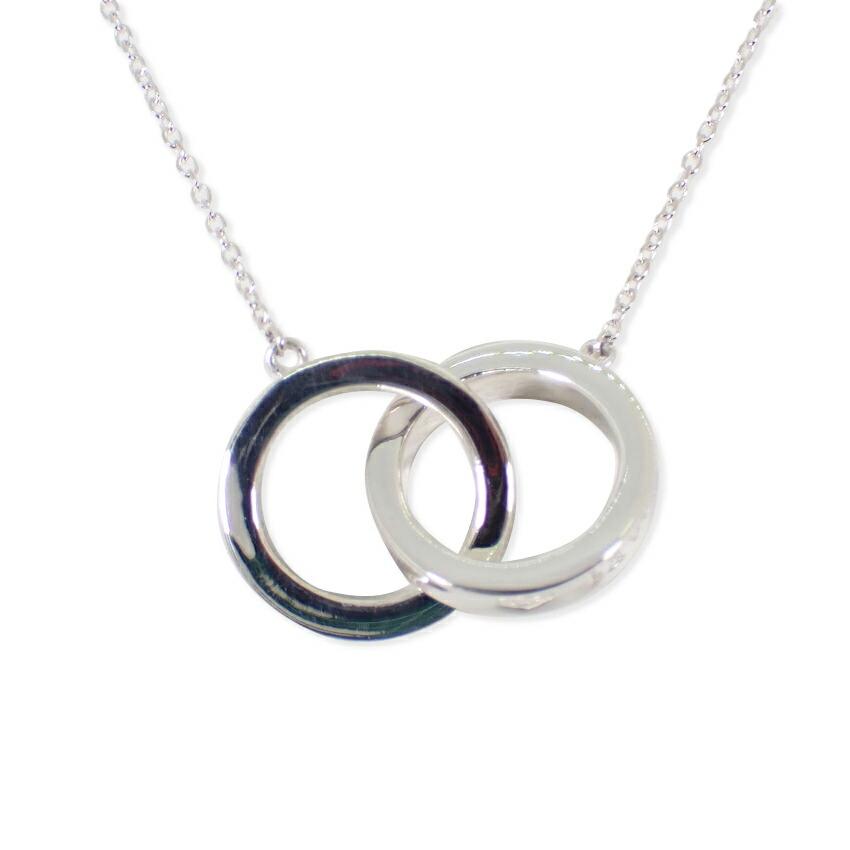 

[Pre-owned] TIFFANY 925 1837 Interlocking Pendant Necklace j62-7