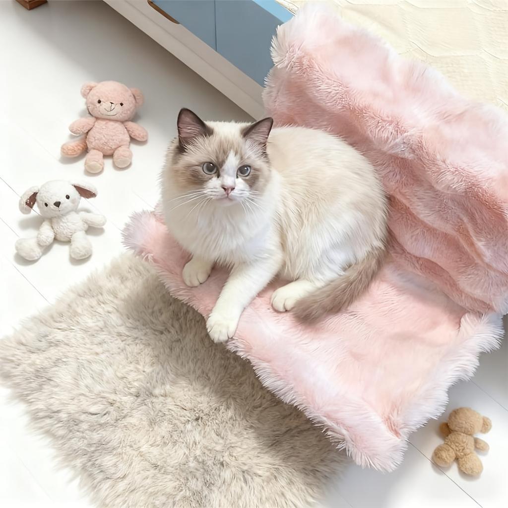 1PC Cat Hammock Household Stable and Safe Winter Warm Hanging Removable and Washable Folding Cat Climbing Frame