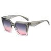 New fashion large frame square retro classic sunglasses ins casual versatile personality trend street sunglasses