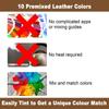 Advanced Leather Color Restorer Cream Set With Conditioning Repair For Car Interior Surfaces Sofa, Jacket