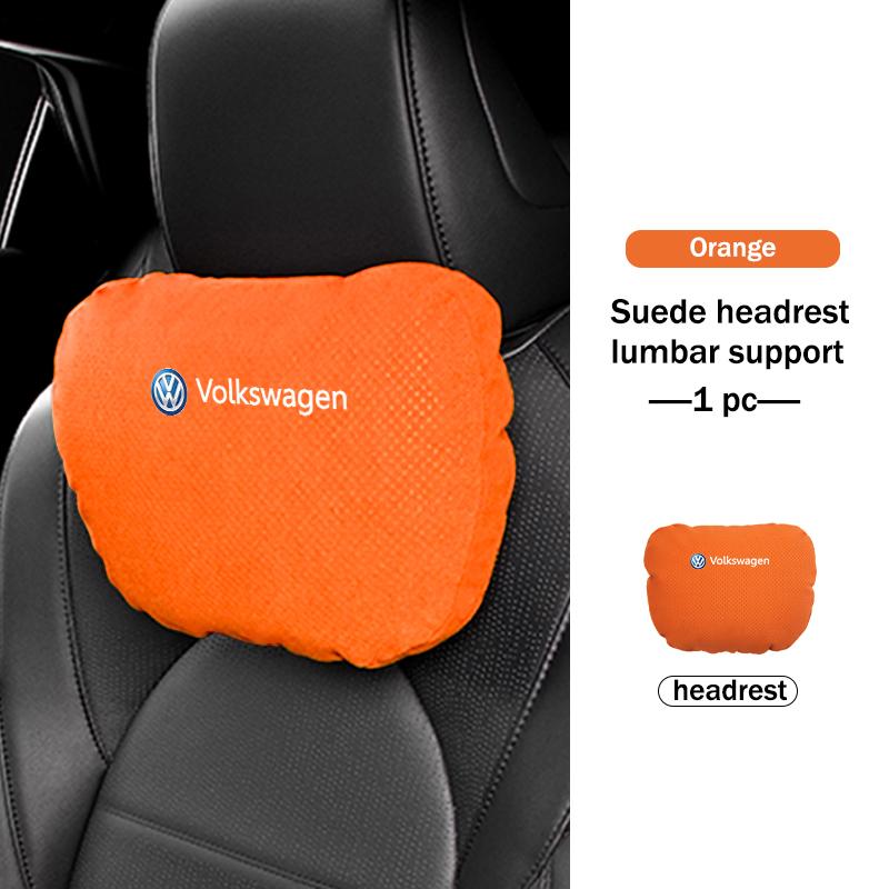 Car Memory Foam Headrest Neck Pillow Protection Lumbar Support For Volkswagen VW Scirocco Jetta Beetle Golf 4 5 6 Passat Polo B5 JJ2
