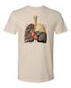 T-shirt Cottage Cult Clothing 100% Coton Anatomie Occulte Poumons Victorien