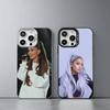 S-Singer A-Ariana Grande    Phone Case For iPhone 17,16,15,14,13,12,11 Plus,Pro Max,XS,Colored Silver Phone Case