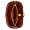 Coach Willow 21 Logo Print Bucket Bag With Lock Closure Women Shoulder Bag Brown Caramel CW602-B4XHG
