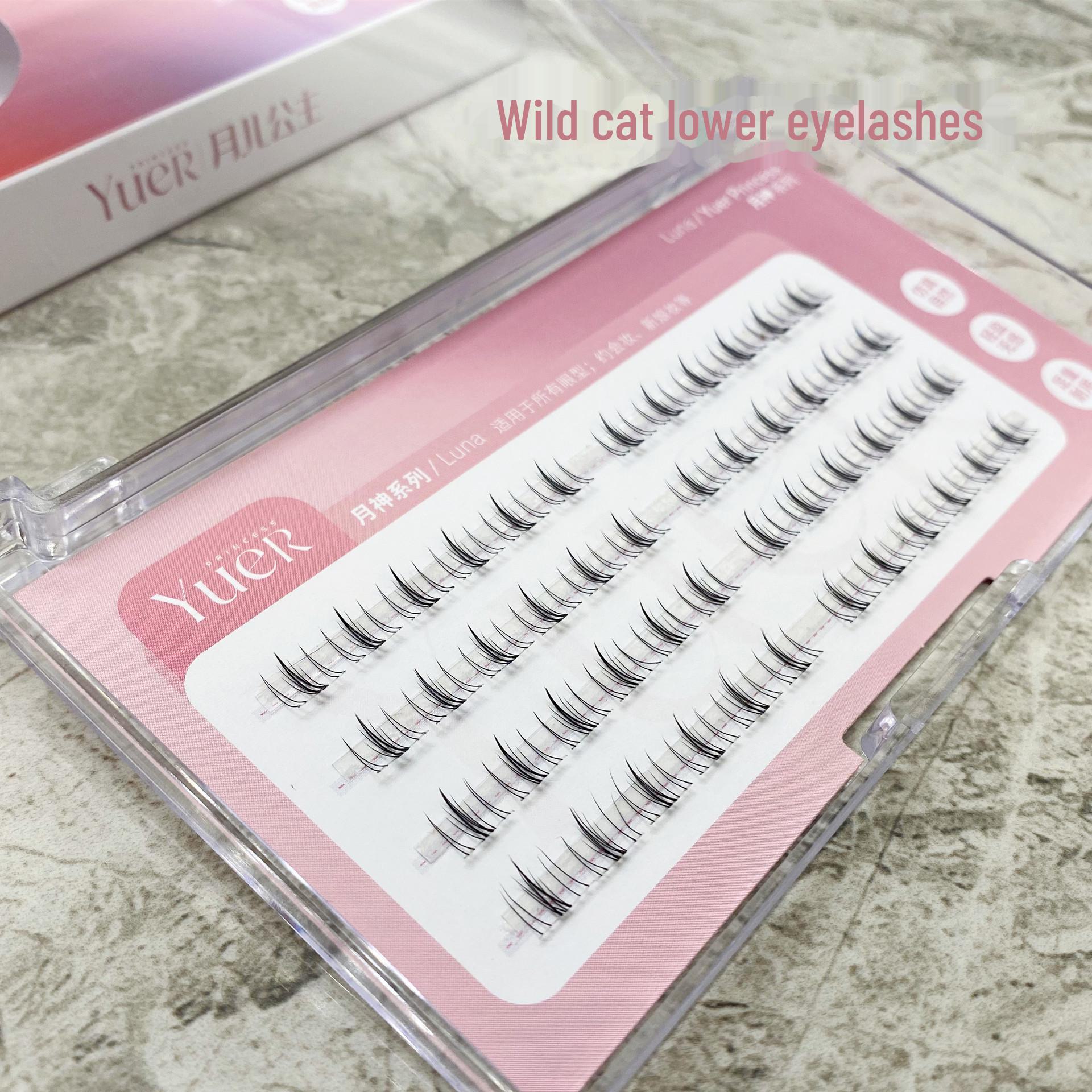 

Moon Princess Little Wild Cat сегментированные натуральные ресницы