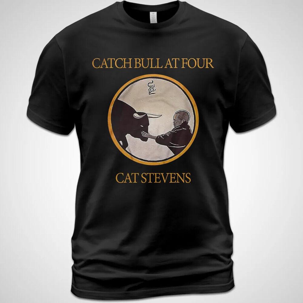 SALE! Unisex T-shirt Catch Bull at Four Cat Stevens Music Shirt Sitting Unisex T-Shirt L