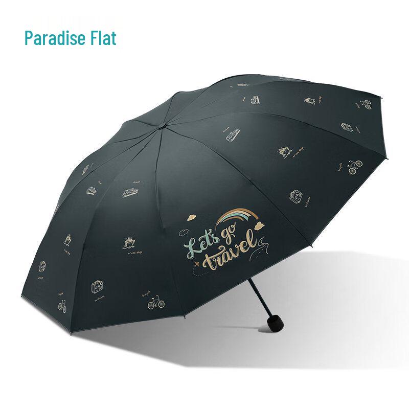 Paradise Umbrella Double UV Protection Portable Rain & Sun Umbrella