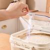 Insect Proof Moisture Proof Rice Box Transparent Storing Dry Grain Sealed Jar 5/10KG Storage Kitchen Container Food Storage Box
