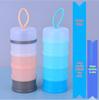 Large Capacity Layered Portable Baby Formula and Snack Dispenser
