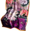 Peony flower luxury scarf women's goods new silk scarf long large size travel shawl sun protection
