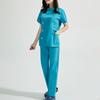 Women Scrubs Sets Nurse Costume Comfortable Breathable Top Jogger Pants Nursing Uniforms for Beauty