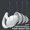 1Pair 3 Layer Soft Silicone Ear Plugs Tapered Sleep Noise Reduction Earplugs Sound Insulation Ear Protector
