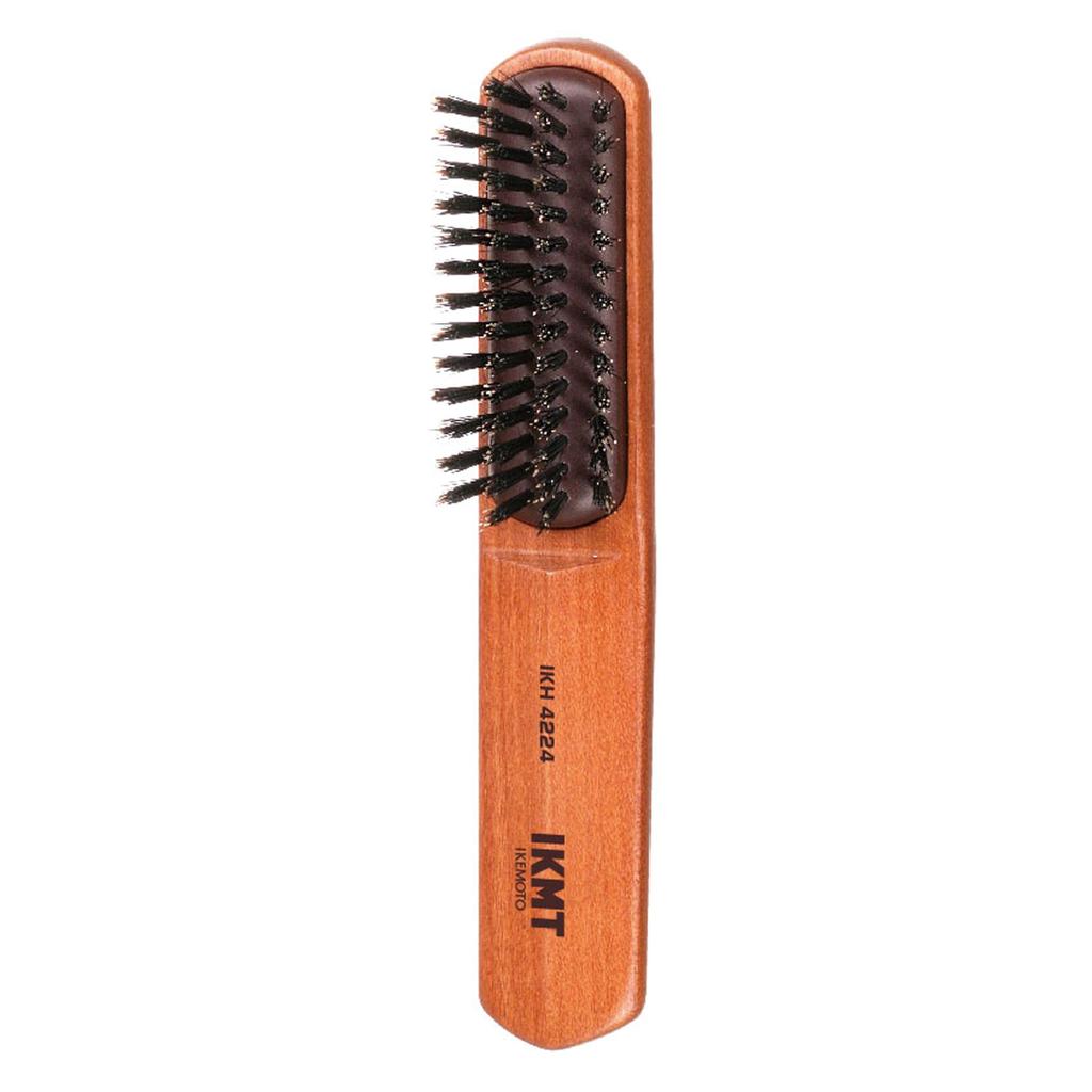 Ikemoto Brush Hair Brushing Styling Brush Hair Normal IKH4224 Made in Japan Brush/IKMT & (Small) Hardness (M)