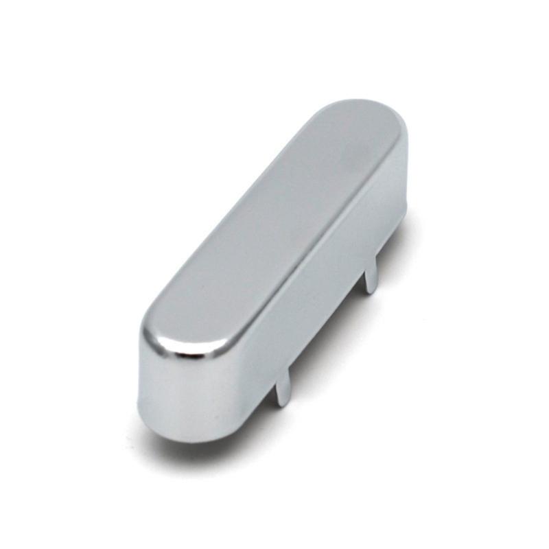 Bass Replacement Cover Open Neck and Bridge Pickup Covers Single Pickup Cover Recording Studio Guitar Accessory серебряный