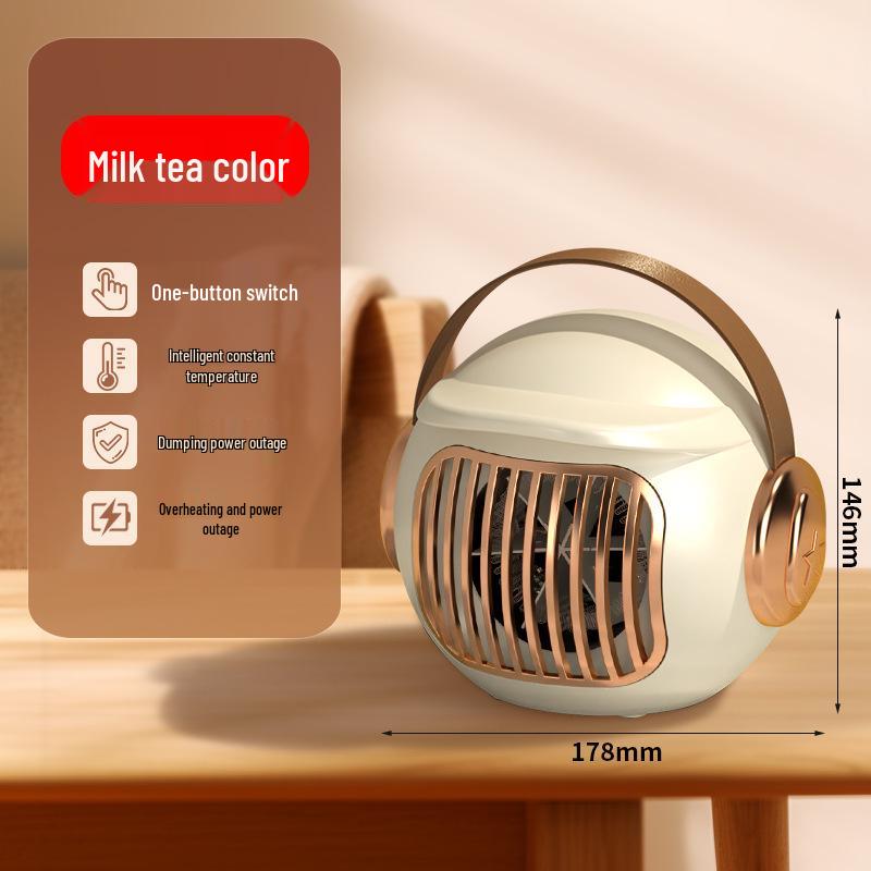 « Chauffage électrique de bureau compact et chauffe-pieds – Normes UE/États-Unis »