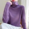 Dame Cashmere Sweater Qinghe Cashmere 30% Cashmere 70% Uld Efterår og Vinter Pullover Varm og Moderigtig
