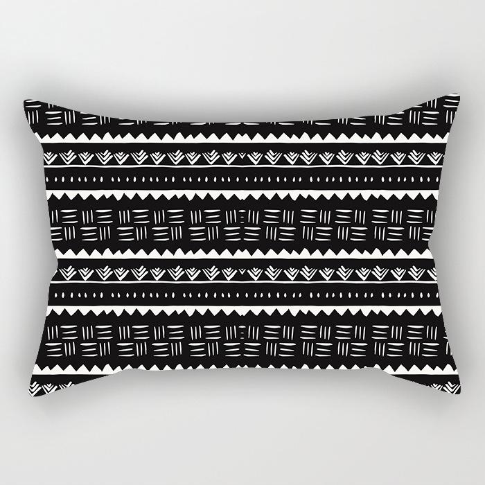 

В Марокко Черно-белая Геометрическая Наволочка Домашняя Наволочка для Подушки Дивана Double-sided peach velvet