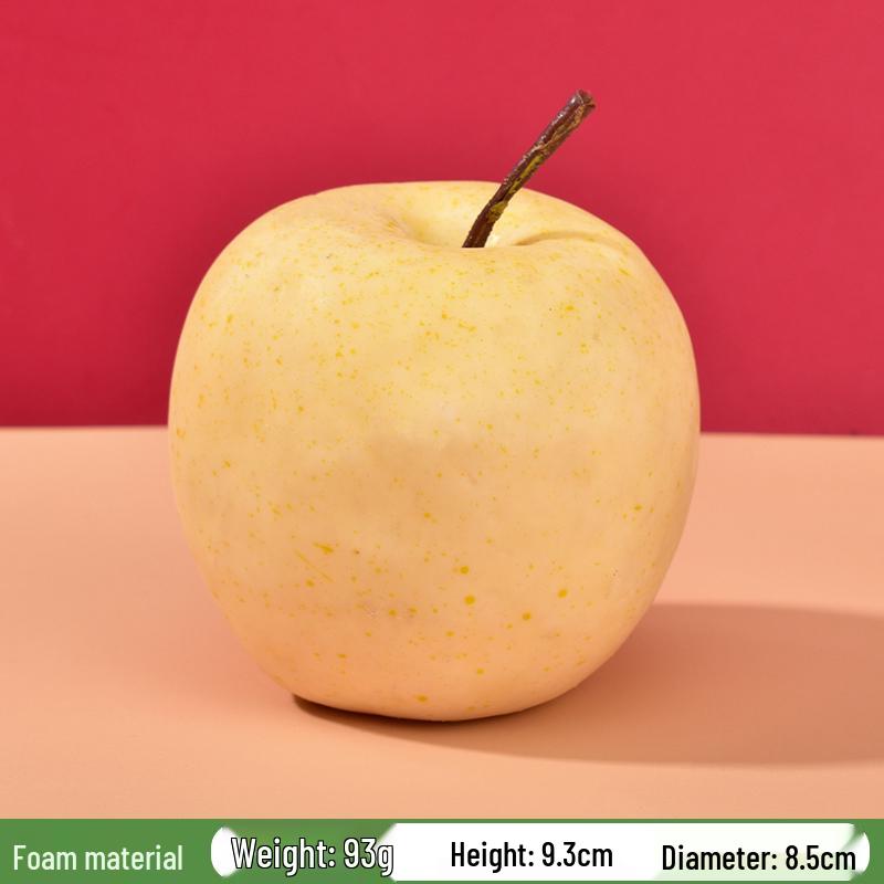 Red Delicious Artificial Apple Ornament for Decorations