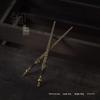 Ancient Alloy Double Mace Model of Qin Qiong from the Sui-Tang Romance Series