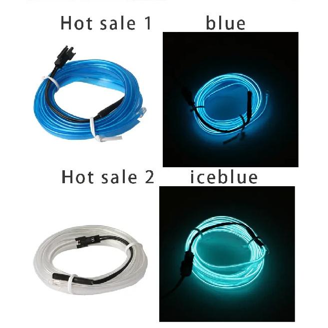Car atmosphere light cold light line car interior modification USB light strip wiring free car atmosphere light LED light