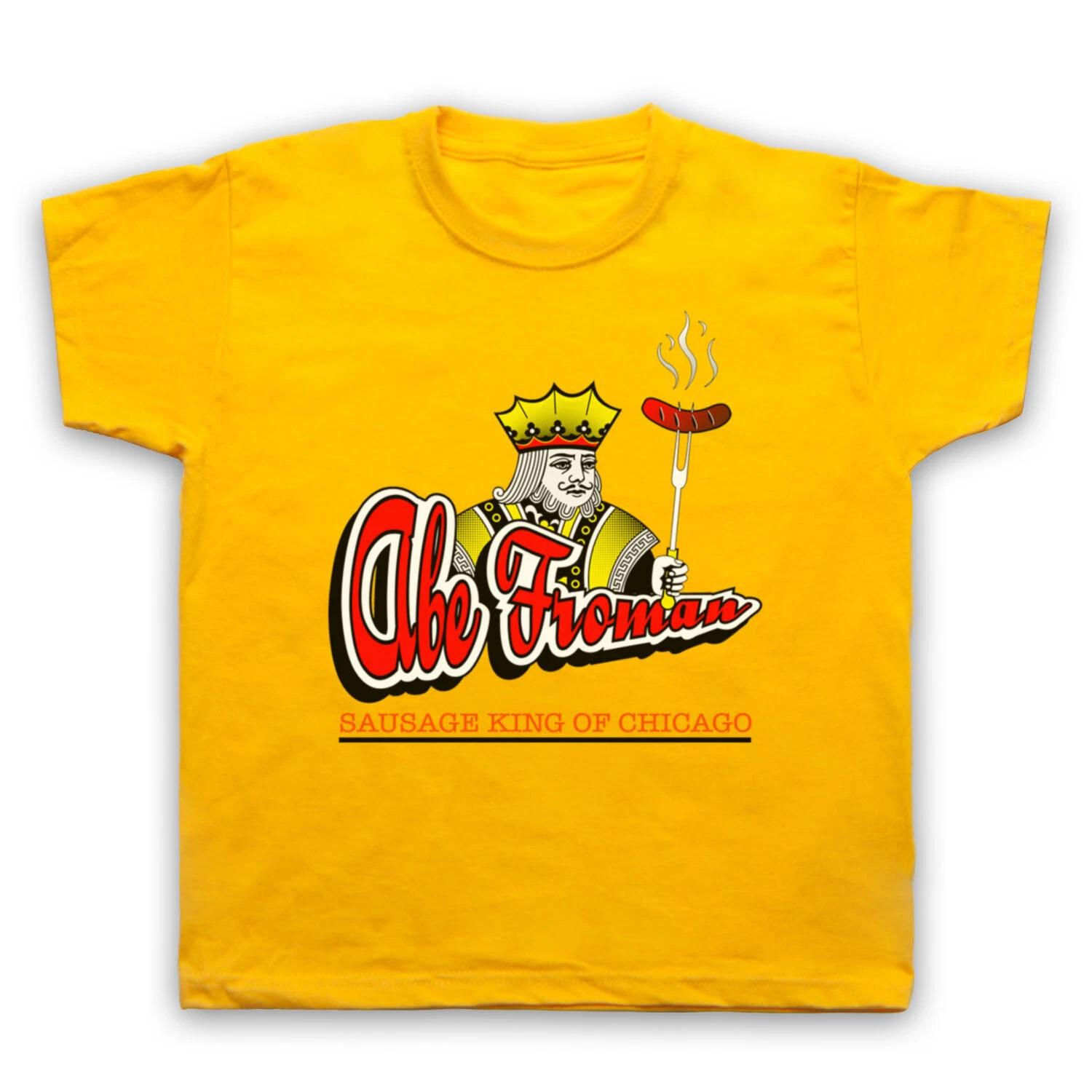 Детская футболка UNOFFICIAL FERRIS KIDS с изображением ABE FROMAN SAUSAGE KING OF CHICAGO 100