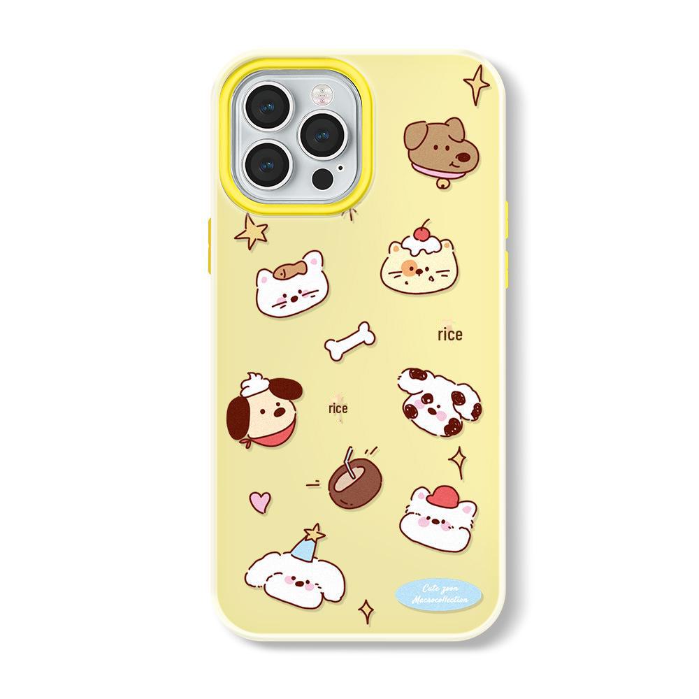 Zhitai Jelly Skin Case for iPhone 14 Pro Max, iPhone 15 Pro, and Apple 16 - Cartoon Design for 11th and 12th Gen Models