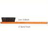 2pcs/set Horse Mane Detail Brush Kit, Silvery Care Kit for Detail Polishing, Jewelry Paint Surface, Silverware Cutlery