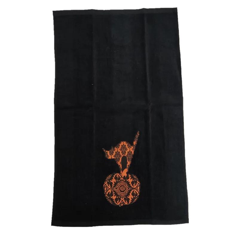 1Pc 39x64cm Halloween Series Pumpkin Skull Printed Cotton Cleaning Cloth Kitchen Hand Tea Towel Party Gift