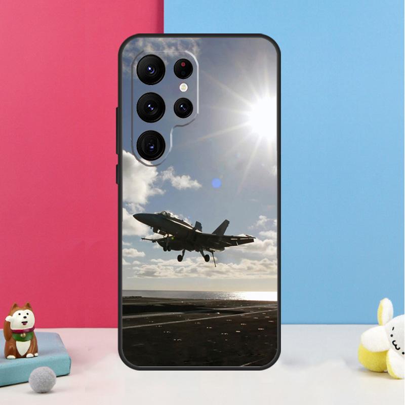 Fighting Plane Aircraft Case For Samsung Galaxy S24 S26 Ultra S20 S21 S22 S23 S25 Plus S10 S25 FE Back Cover Shell
