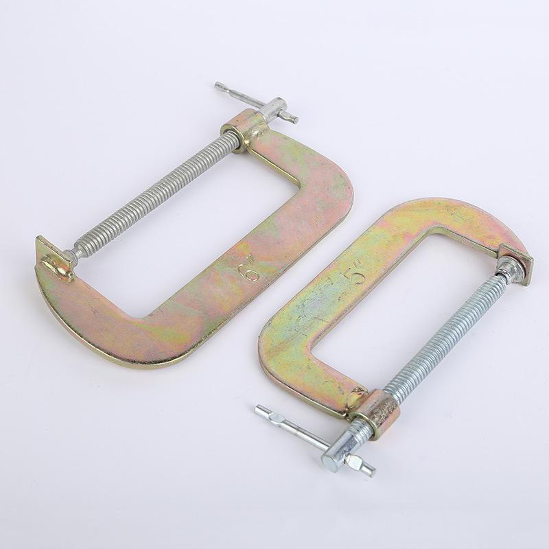 Alloy Steel G-Type Deep Throat Woodworking Clamp Fixture