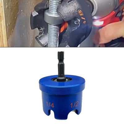 Nut Zipper Drill Attachment Nuts With Ease On For 1/4", 3/8" And 1/2" Power Tools, Manual Tools, Accessories