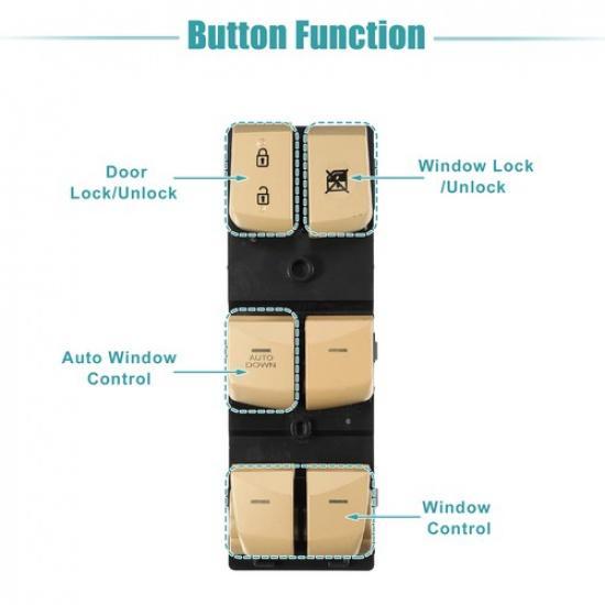 Power Window Switch Window Control Switch Single  for Hyundai Elantra Move