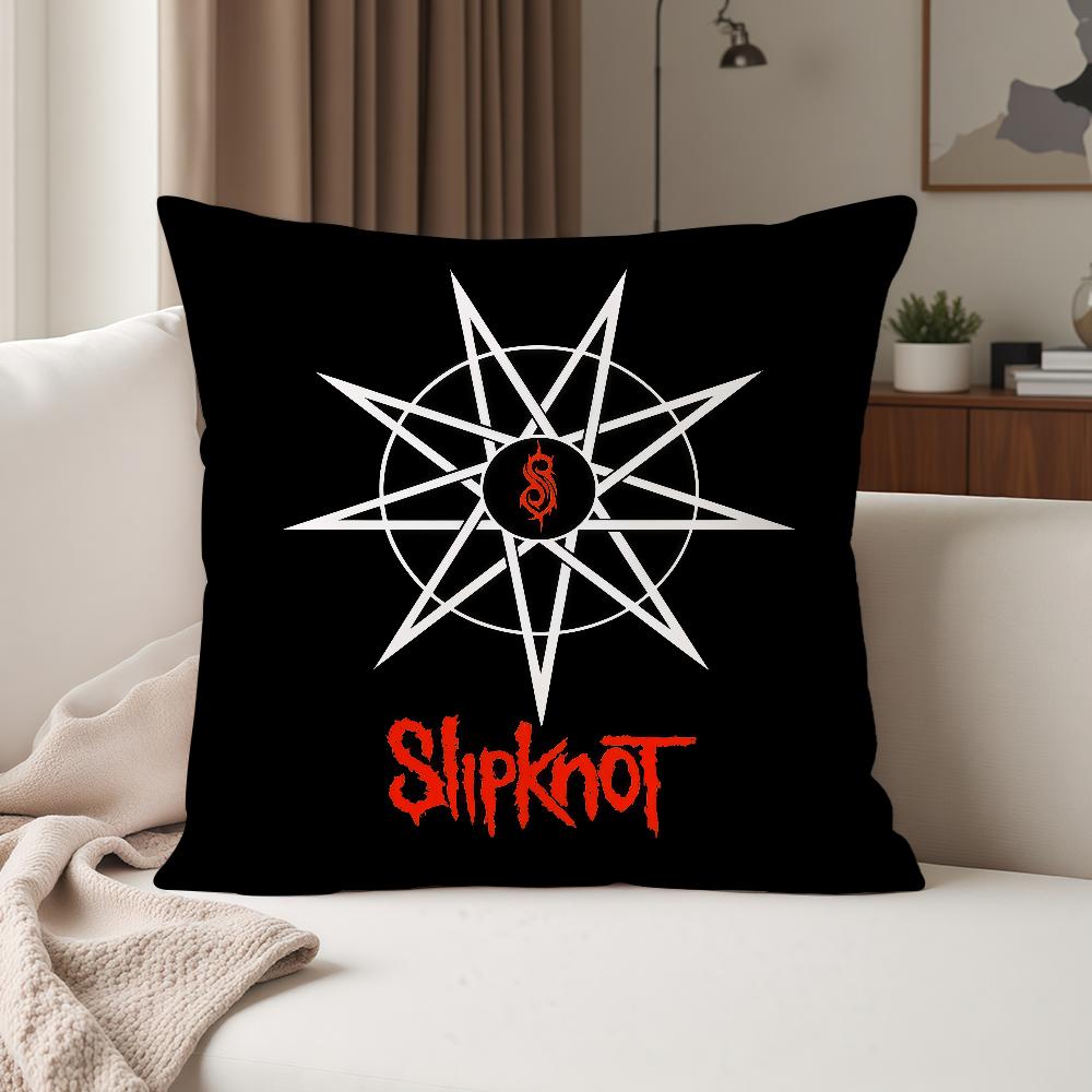 SSlipknot Heavy Mental Music Pillow Case Suitable For Bedrooms Living Rooms Cars Home Decoration