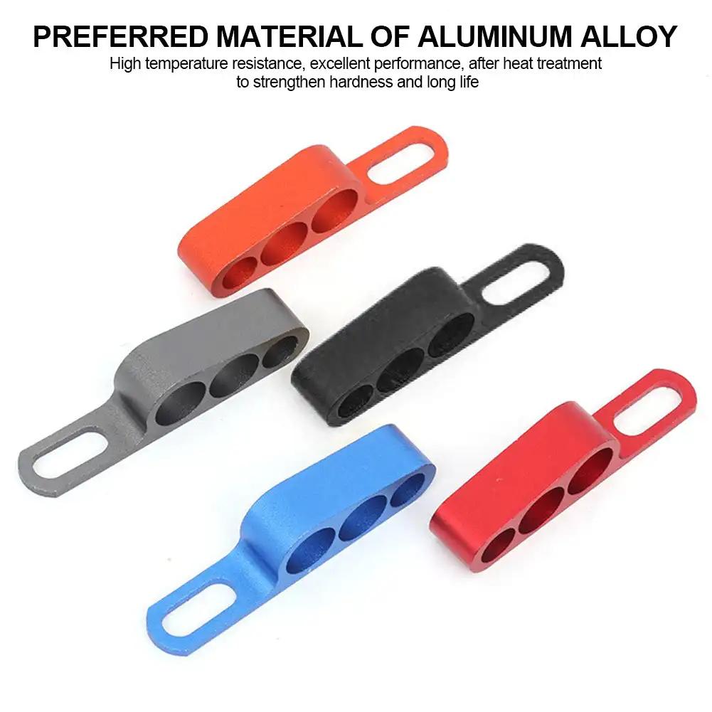 Universal Motor Aluminum Alloy Brake Hose Clip Motorcycle Brake Hose Clip Multifunctional Protector Clamp For Honda Yamaha BMW