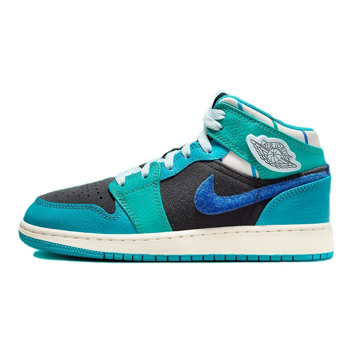 (GS) Air Jordan 1 Mid Inspired by the Greatest Aquatone Kids FJ9482-004 EU 36