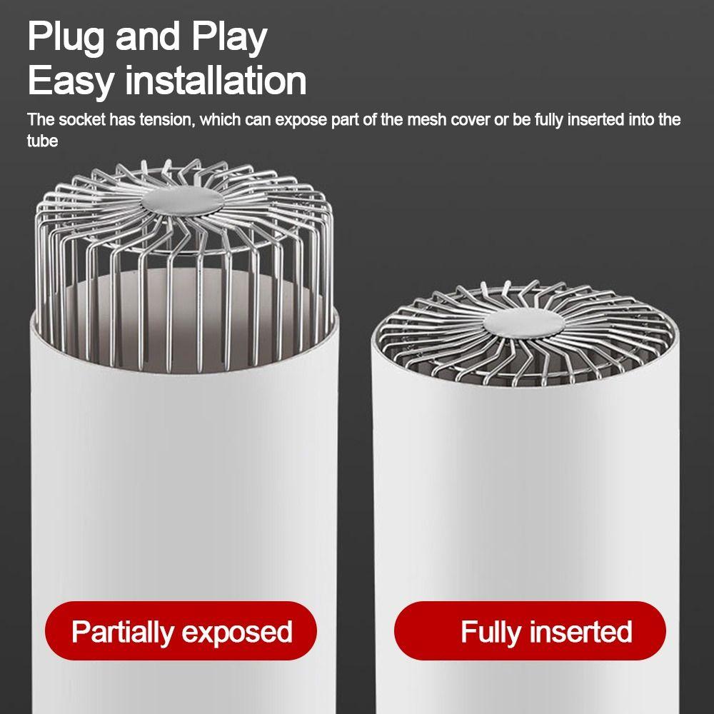Leaf Debris Trap Roof Floor Drain Stainless Steel Rain Pipe Cap  Drainage Plumbing Fitting
