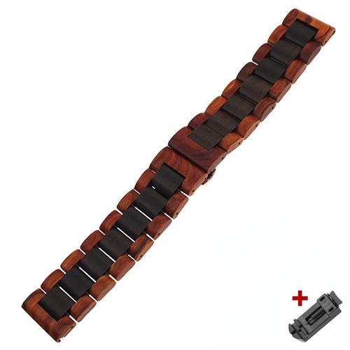 20mm 22mm Band for Samsung galaxy watch 7 6 5 4 40mm 44mm S2 for Huawei Watch GT5 Pro GT4 46mm amazfit BIP Wooden Watch Bracelet