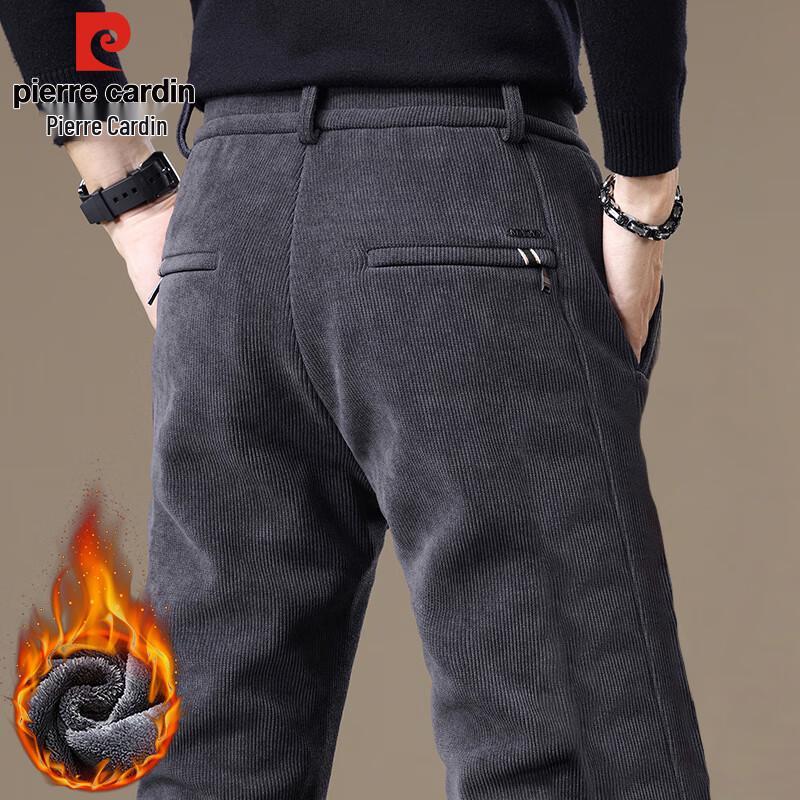 

Pierre Cardin Men s Winter Fleece Lined Business Casual Trousers 32