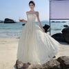 Vietnam Niche High Sense Gentle Vacation Lace Dress Birthday Dress Super Fairy Temperament Dress