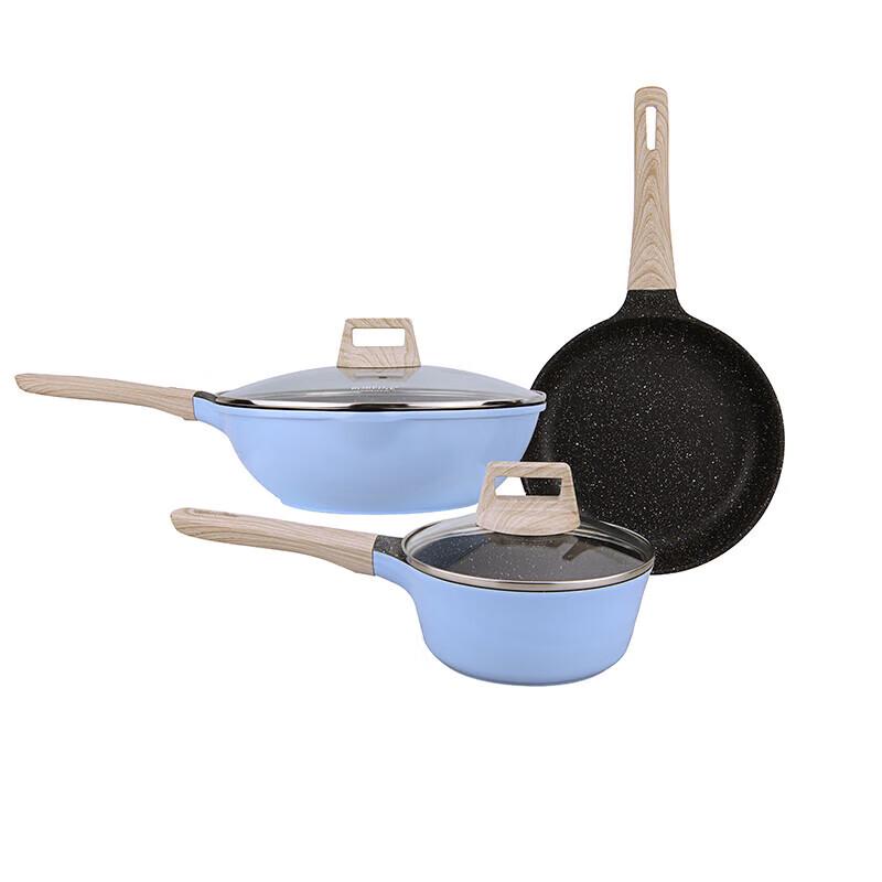 Amercook 3-Piece Non-stick Cookware Set
