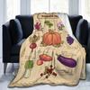 Fall In Stardew Valley Coral Fleece Plush Throw Fashion Blanket Plant Illustration for Couch Knitted Fashion Blanket Super Soft Portable Qui