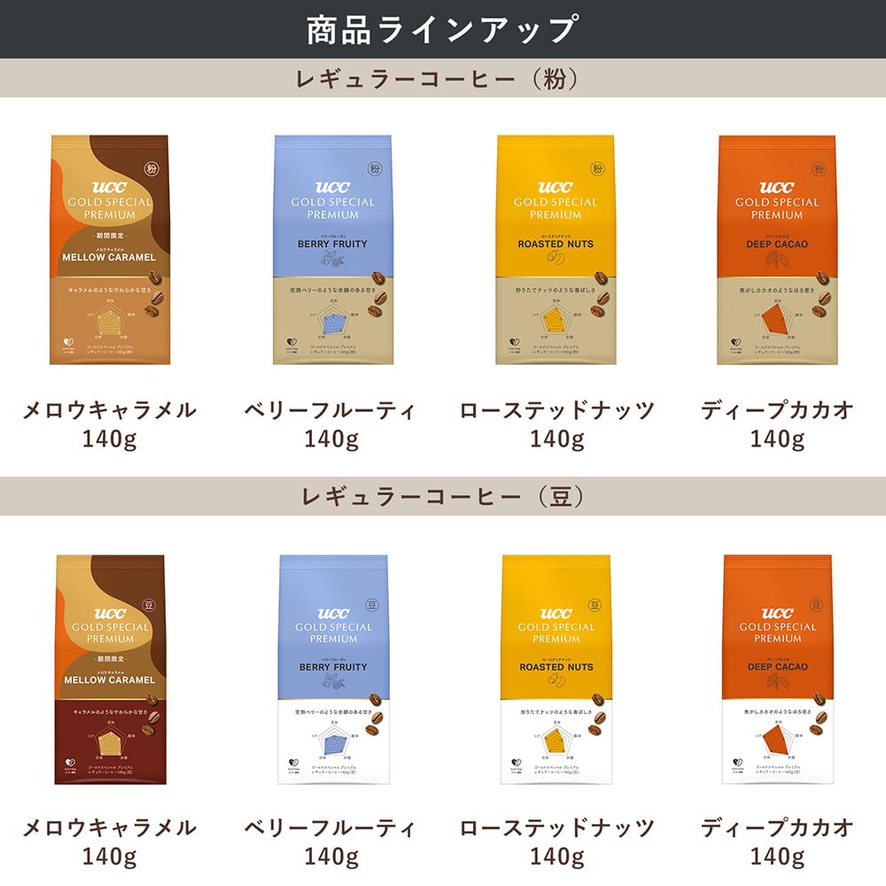 GOLD SPECIAL PREMIUM Berry Fruity Roasted Beans 420g X 140g (3 Bags) [Whole Beans]